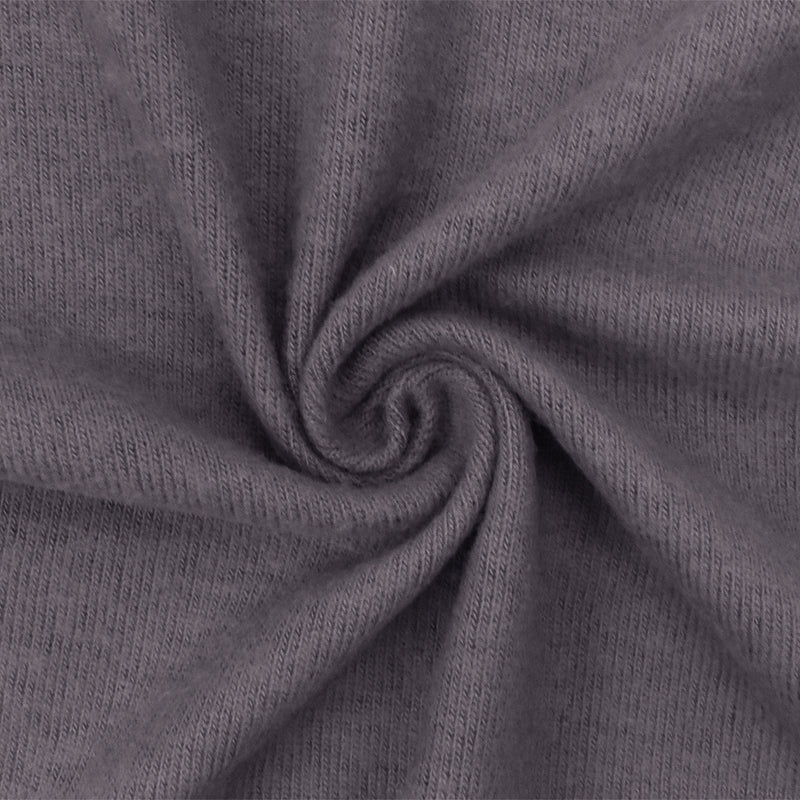 Ash Purple Solid Stretch Brushed Jersey Knit Fabric