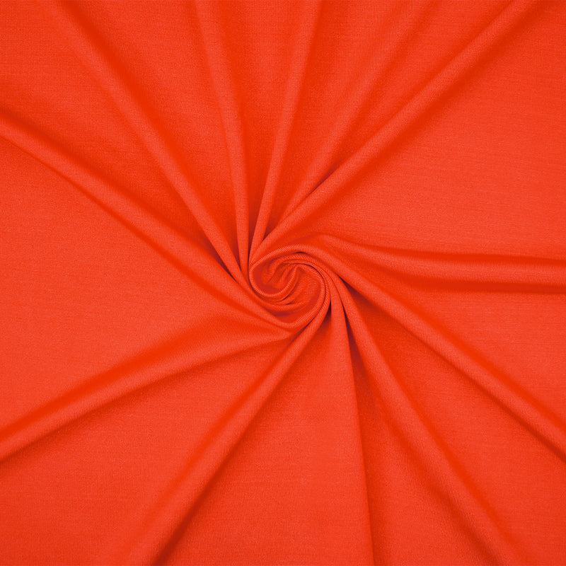 3 1/4 YD PC-Orange Solid Nylon Stretch Spandex Swimwear Knit Fabric