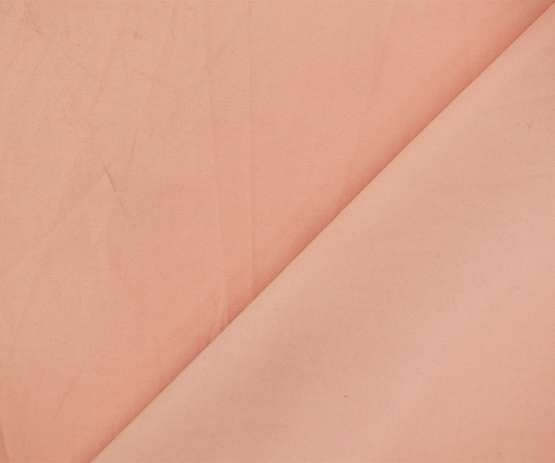 3 YD PC-Light Peach Orange Polyester-Cotton Solid Lining Fabric