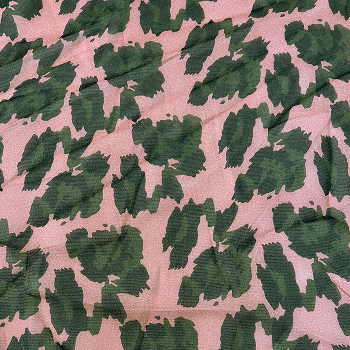 2 1/2 YD PC-Pink Multi Chiffon Print Fabric