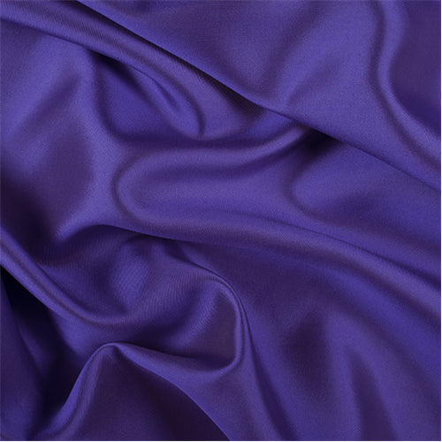 Runway Silks Purple/White Silk/Wool Gab - Reorderable
