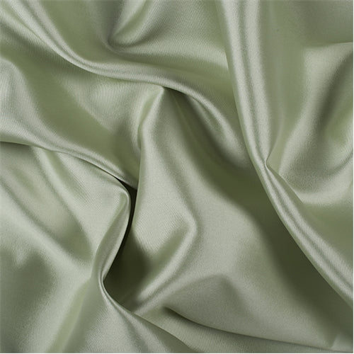 Runway Silks Light Sage Silk/Wool Gab Fabric - Reorderable