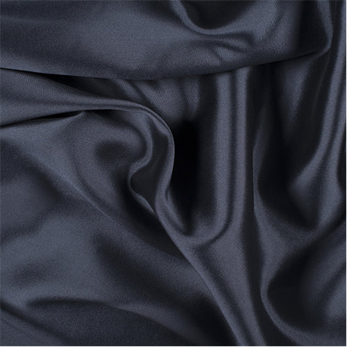 Runway Silks Gray/Black Silk/Wool Gab - Reorderable