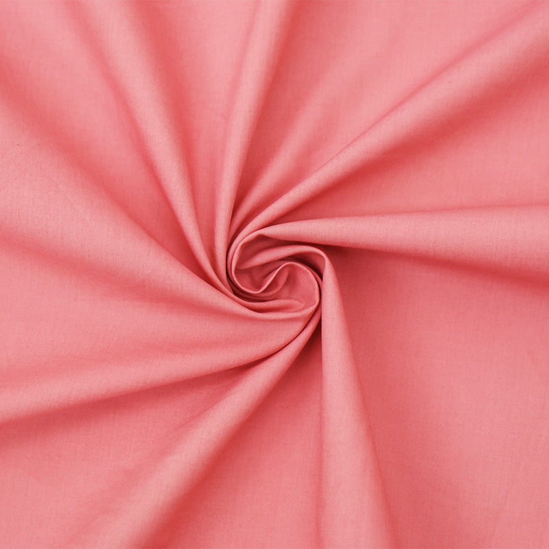 Pink Cotton Rayon Solid Woven Lining Fabric