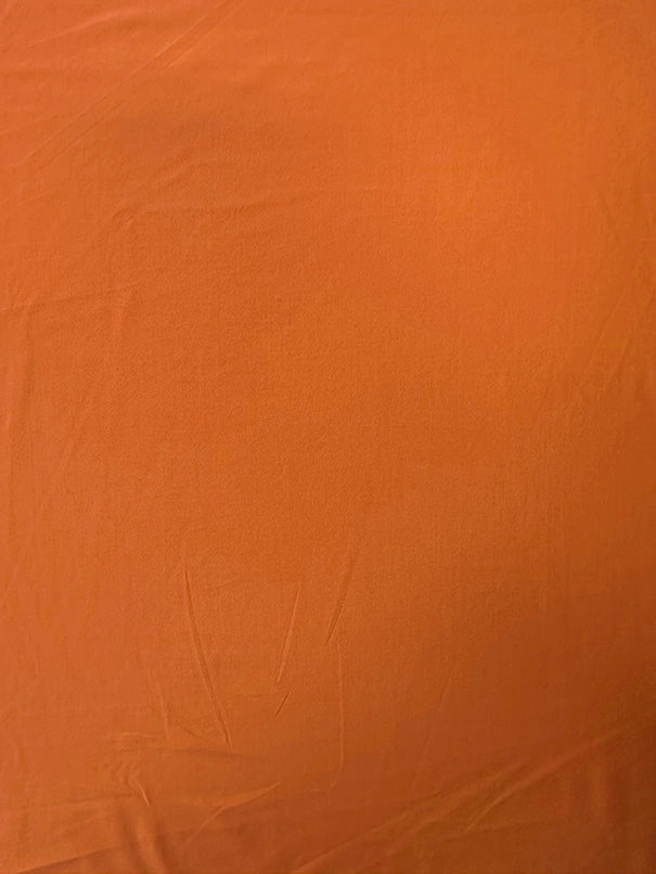 Papaya Solid Activewear Jersey Knit Fabric