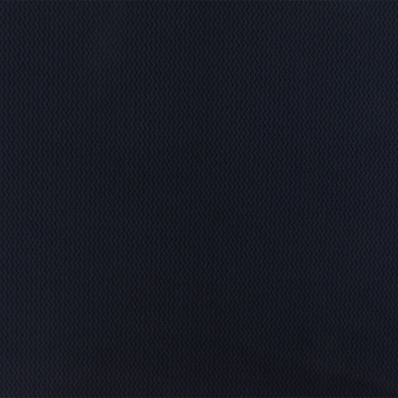 Stark Blue-Black Mini Wave  Stretch Jacquard Double Knit Fabric