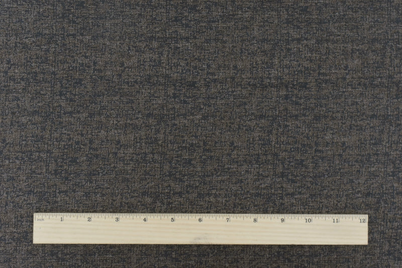 1 1/2 YD PC-Stone Brown-Black Abstract Jacquard Stretch Wool Blend Knit Fabric