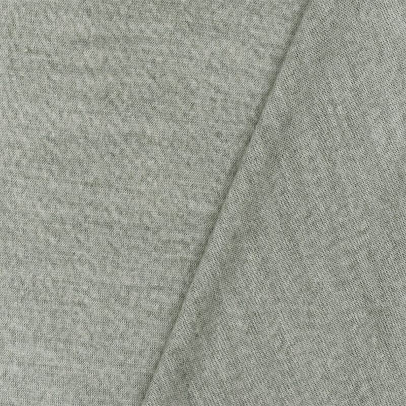 Space Gray-Multi Texture Stretch Wool Jersey Knit Fabric
