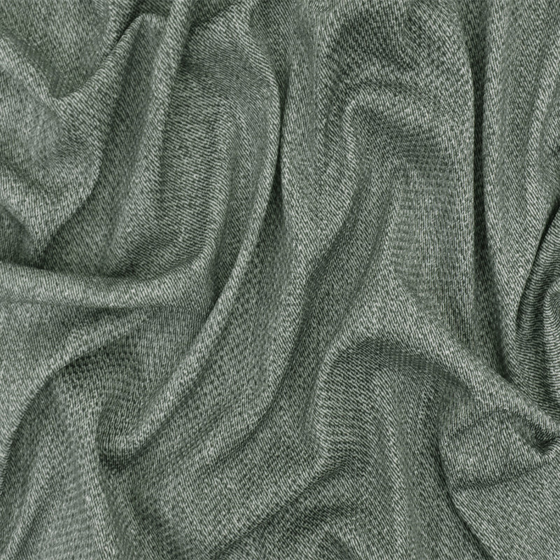 Mountain Gray-White Texture Printed Stretch Athletic Mesh Knit Fabric