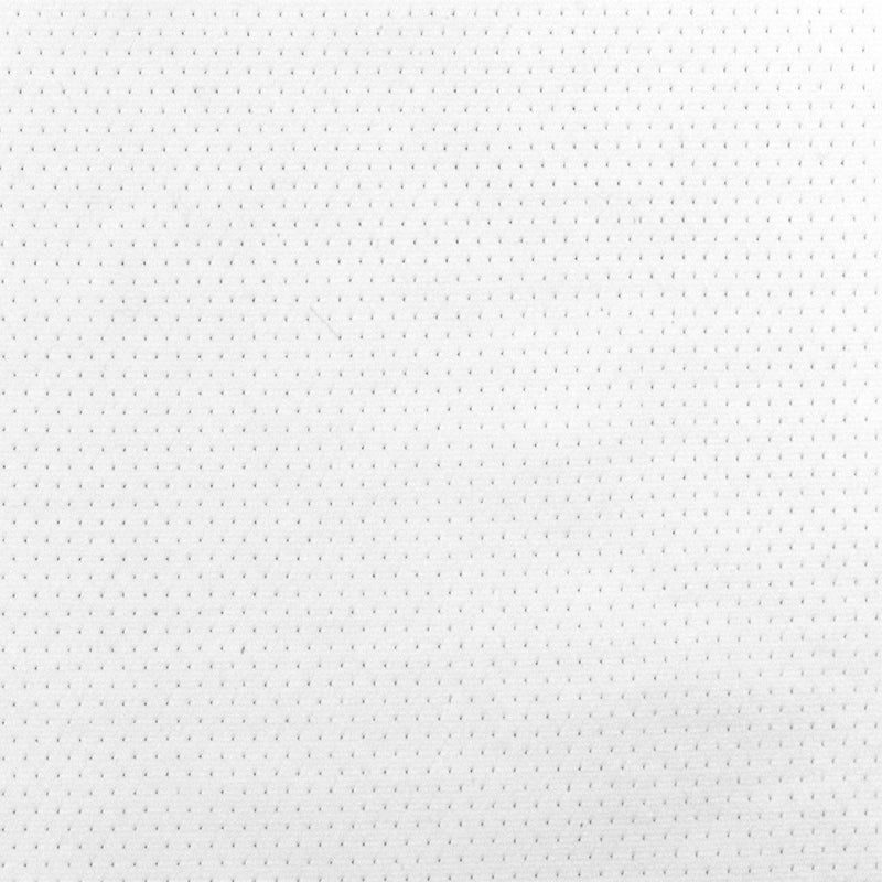 Snow White Solid Mesh Stretch Pointelle Activewear Fabric