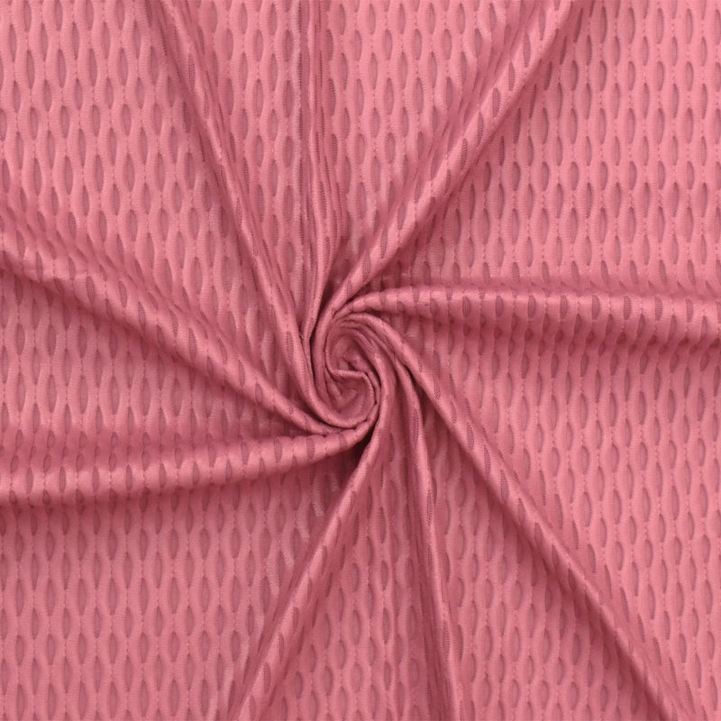 Doll Pink Famous Maker Stretch Mesh Yoga Activewear Fabric