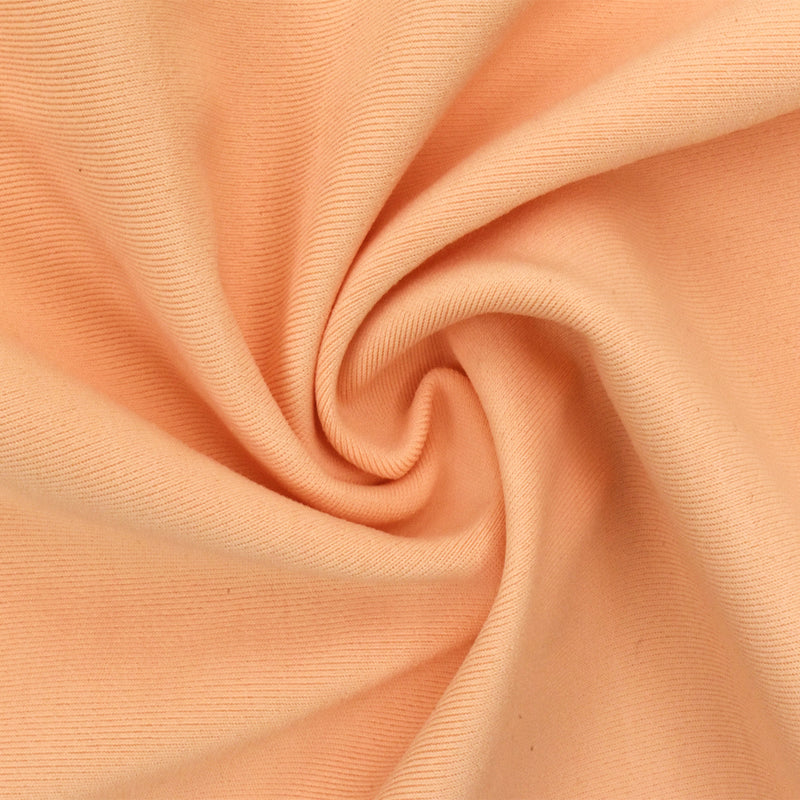 Peach Orange Famous Maker Solid Stretch Tricot Swimwear Fabric