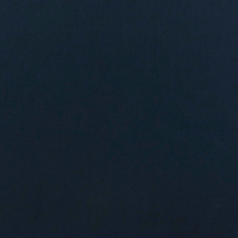Deepest Blue Solid Polyester-Cotton Poplin Woven Fabric