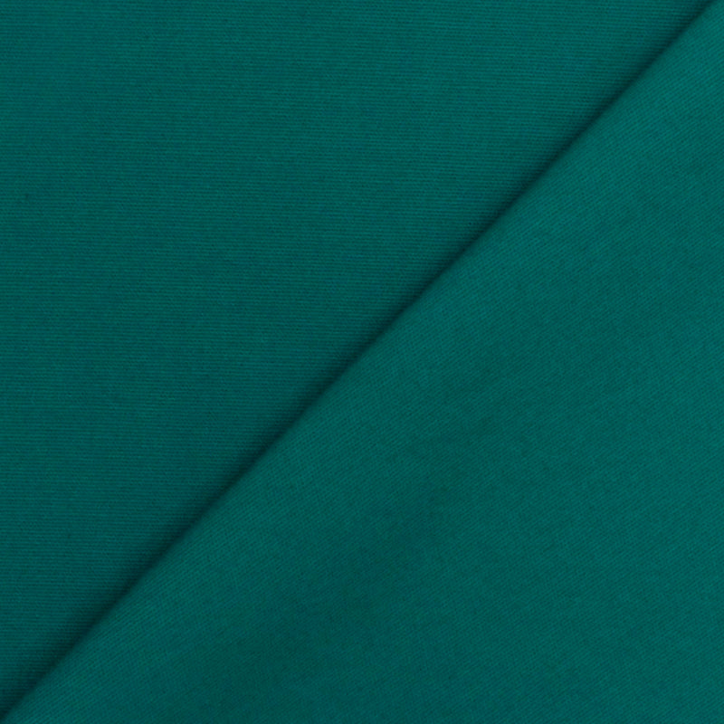 Dark Fantasy Green Solid Stretch Cotton Chino Twill Woven Fabric
