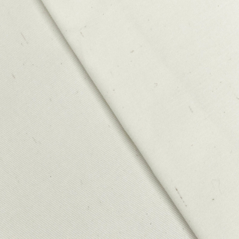 2 YD PC-Natural Ivory Organic Cotton Twill Woven Fabric
