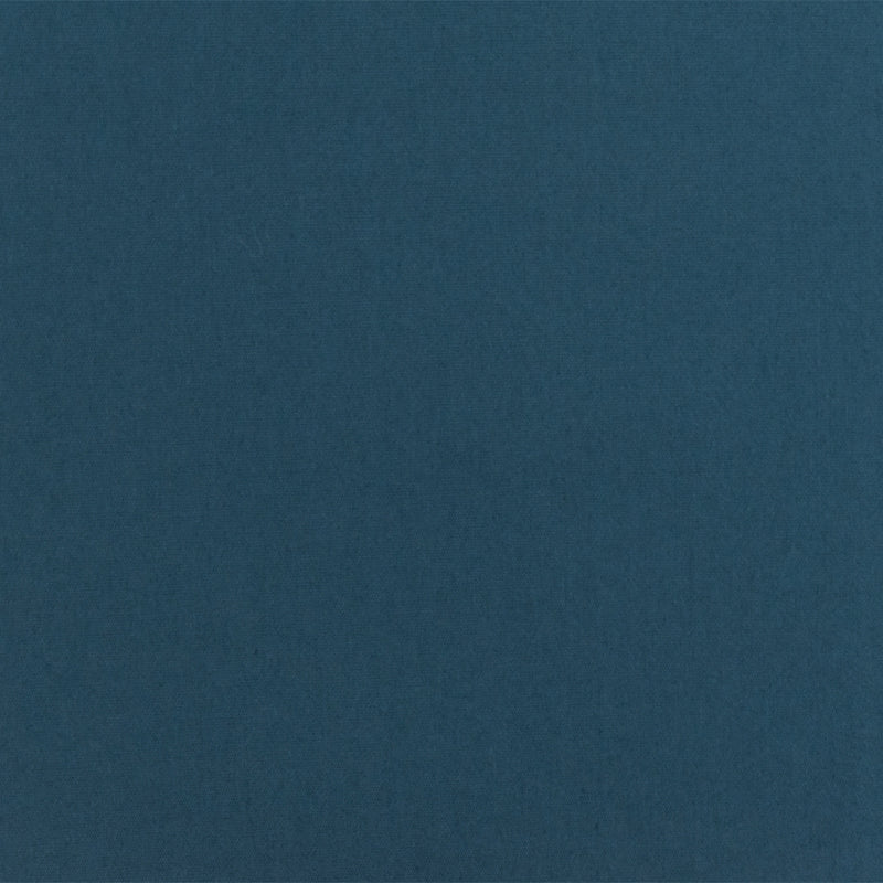 Dark Vintage Blue Solid Stretch Cotton Blend Broadcloth Woven Fabric