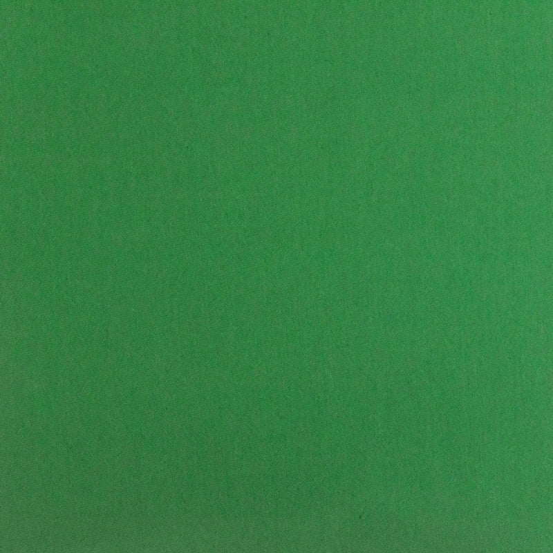 Kelly Green Solid Stretch Cotton Blend Broadcloth Woven Fabric