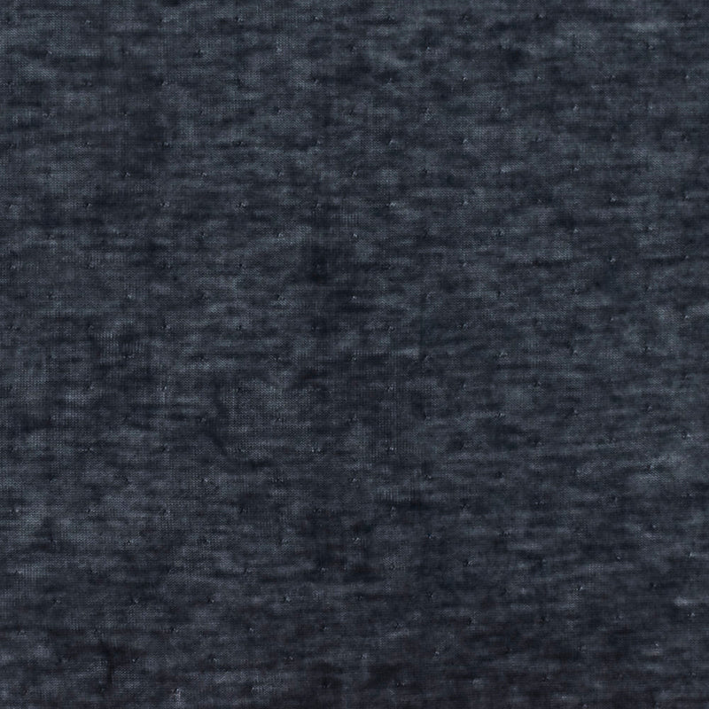 Navy-White Viscose Pointelle Stretch Double Knit Fabric
