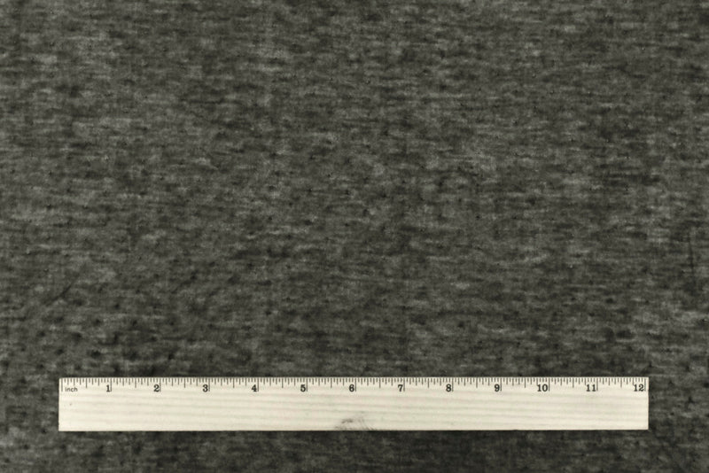 Black-White Viscose Pointelle Stretch Double Knit Fabric