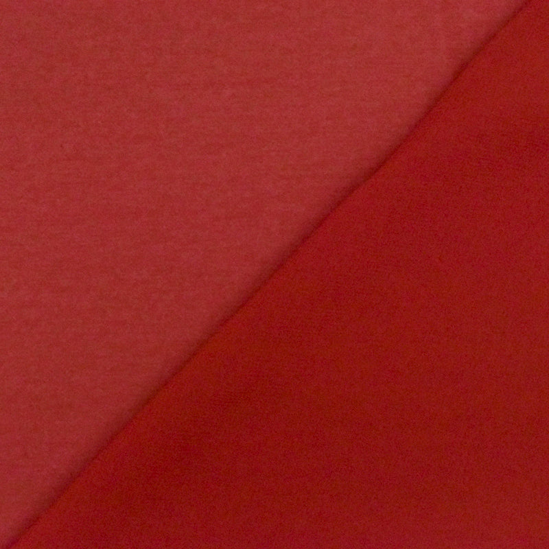 Tangerine Red Solid Silk Chiffon Woven Fabric