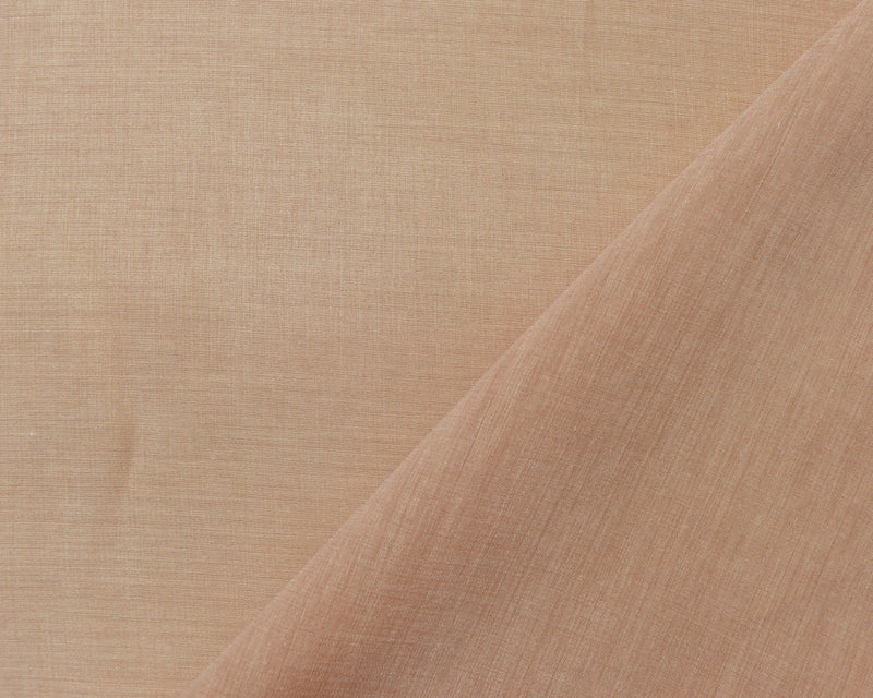 Light Tan Beige Rayon-Poly Blend Semi-Sheer Woven Fabric