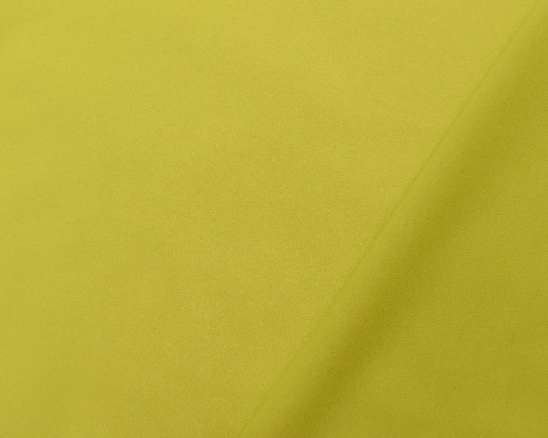 Apple Green Poly Crepe Momie Georgette Solid Woven Fabric