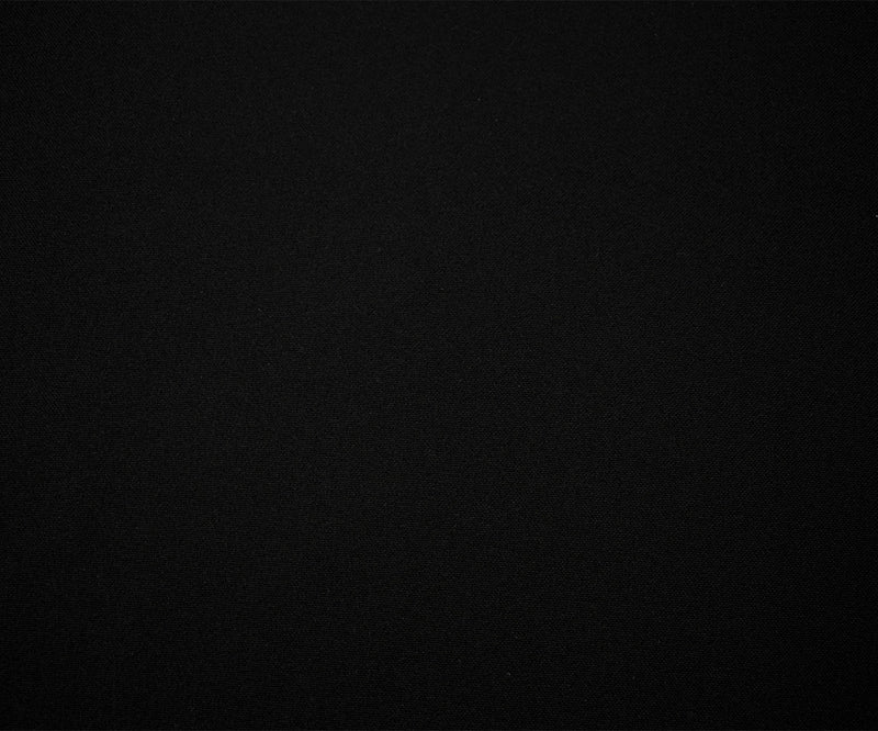 Black Poly Semi-Sheer Plain Woven Fabric