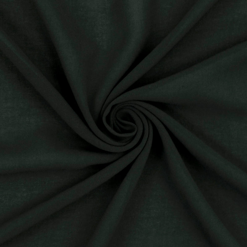 Night Gray Solid Polyester Georgette Woven Fabric