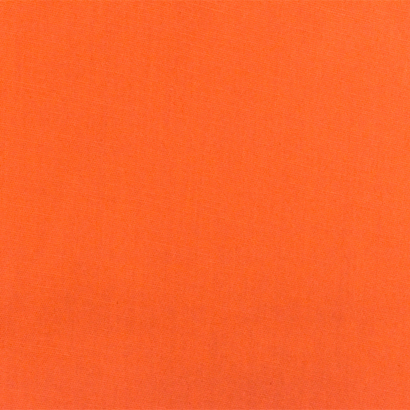 Simple Orange Solid Polyester Broadcloth Woven Fabric