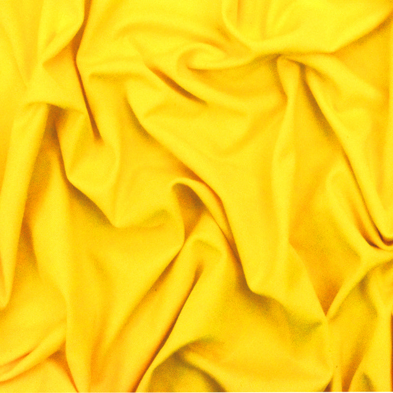 Super Yellow Famous Maker Solid Stretch Tricot Yoga Swimwear Knit Fabric