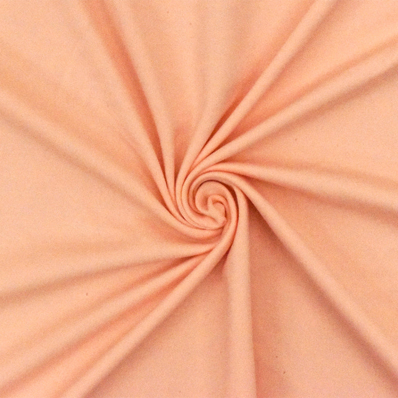 Powder Orange Famous Maker Solid Stretch Tricot Yoga Swimwear Knit Fabric
