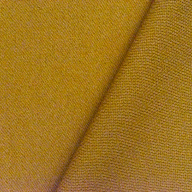 2 1/2 YD PC-Earth Yellow Solid Stretch Cotton Sateen Woven Fabric