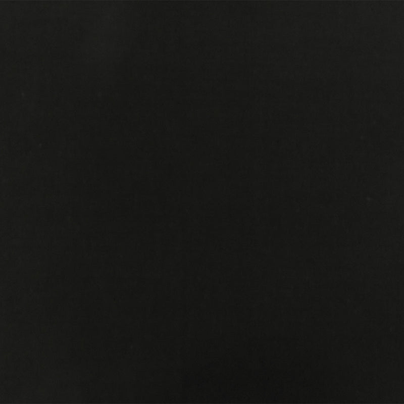 Midnight Black Solid Wool-Cotton Woven Suiting Fabric