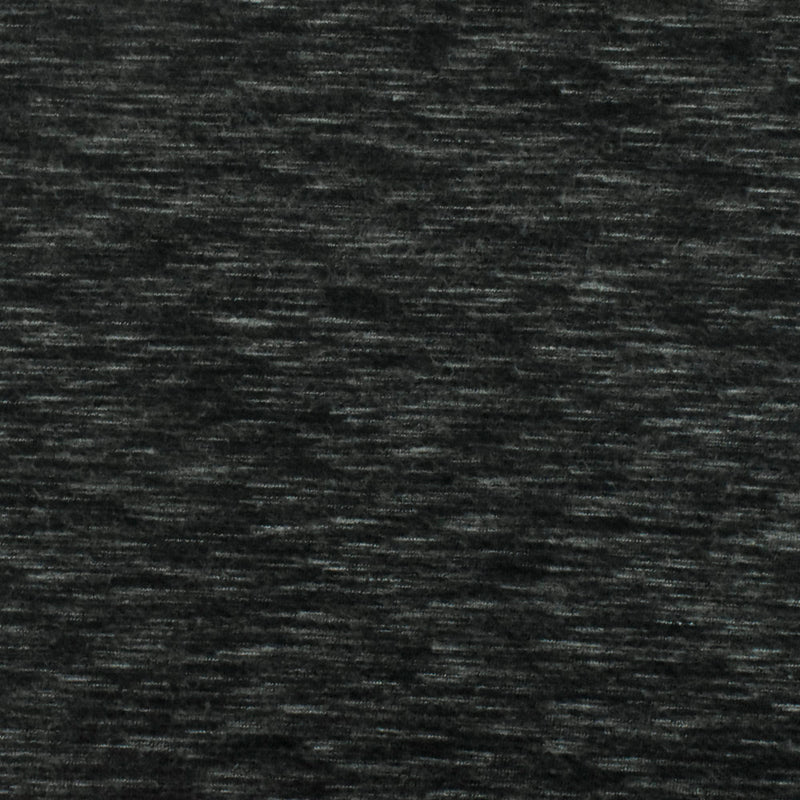Charcoal Gray Famous Designer Textured Stretch Double Knit Fabric