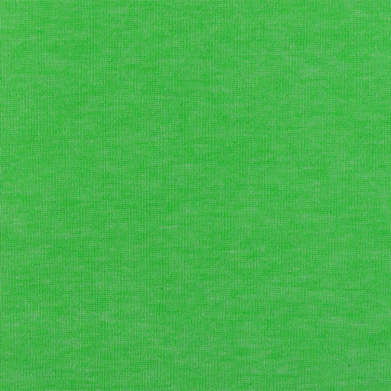 Kelly Green Slub Stretch Polyester Interlock Knit Fabric
