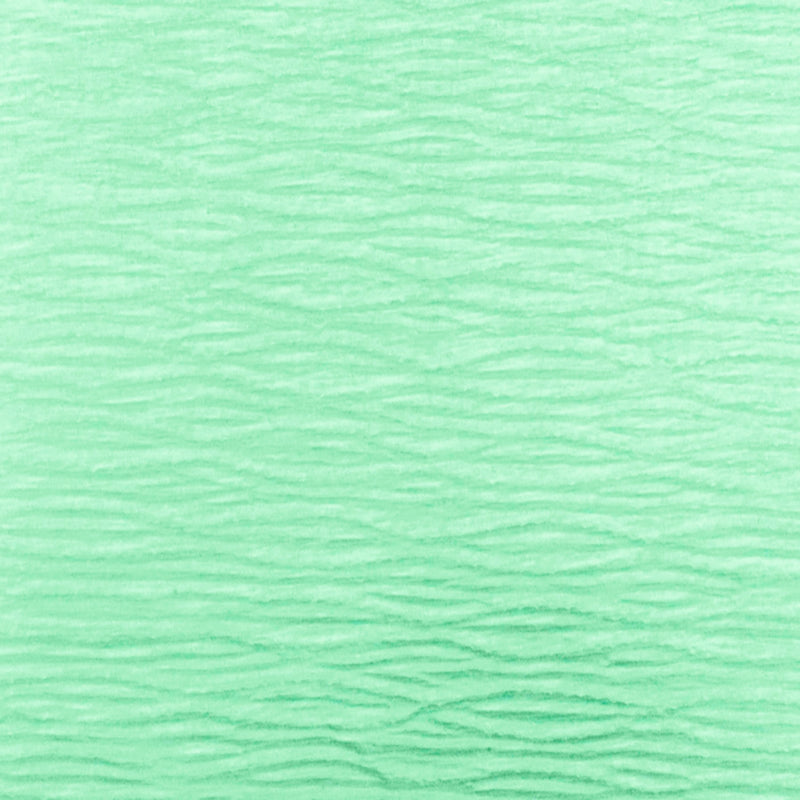 Fresh Mint Crinkle Stretch Plisse Polyspan Jersey Knit Fabric