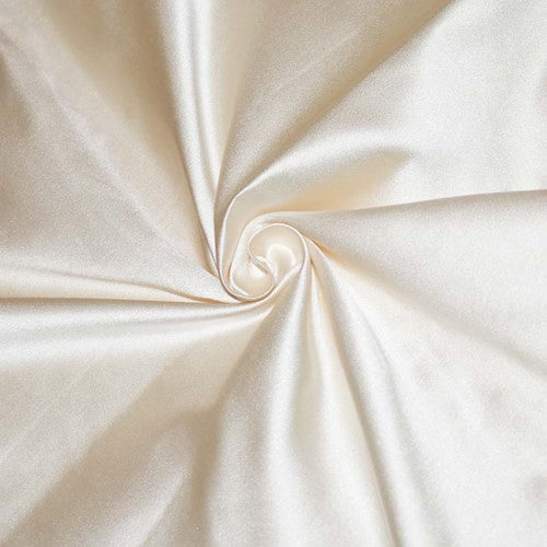 Whisper Beige Famous Designer Silk Blend Bridal Satin Fabric