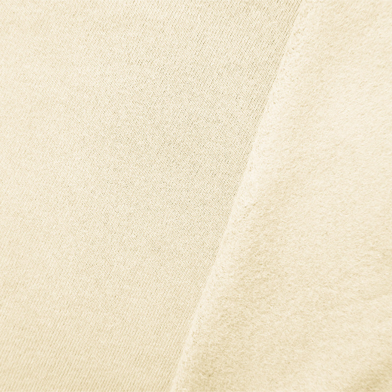 Ivory 16 oz. Cotton Heavy Sweatshirt Fleece Knit Fabric