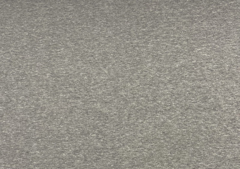 Heather Gray 15 oz. Cotton Heavy Sweatshirt Fleece Knit Fabric