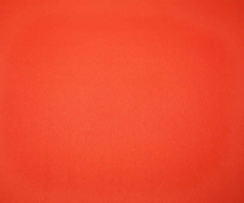Orange Poly Spandex Stretch Solid Stretch Lamour Woven Fabric