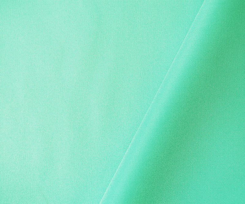 Green Poly Spandex Stretch Solid Stretch Lamour Woven Fabric