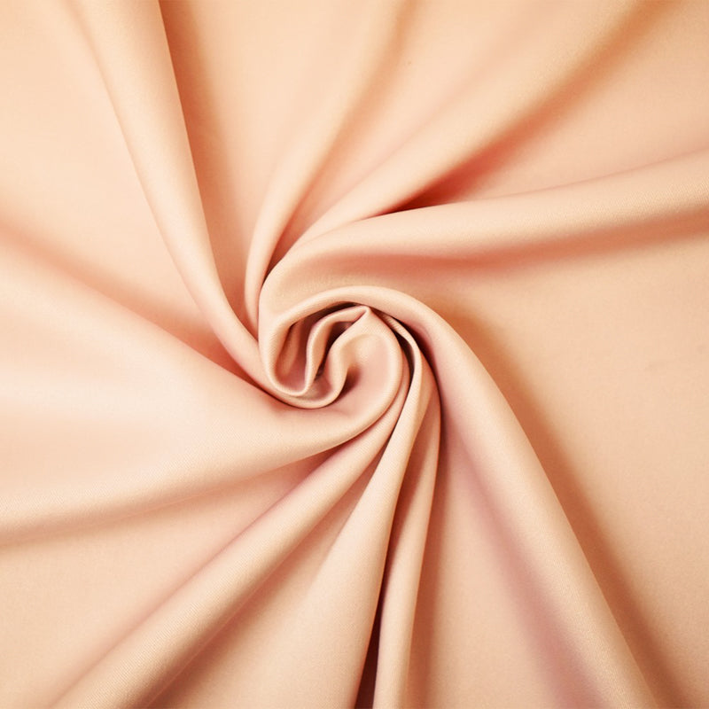 Light Pink Poly Spandex Stretch Solid Stretch Lamour Woven Fabric