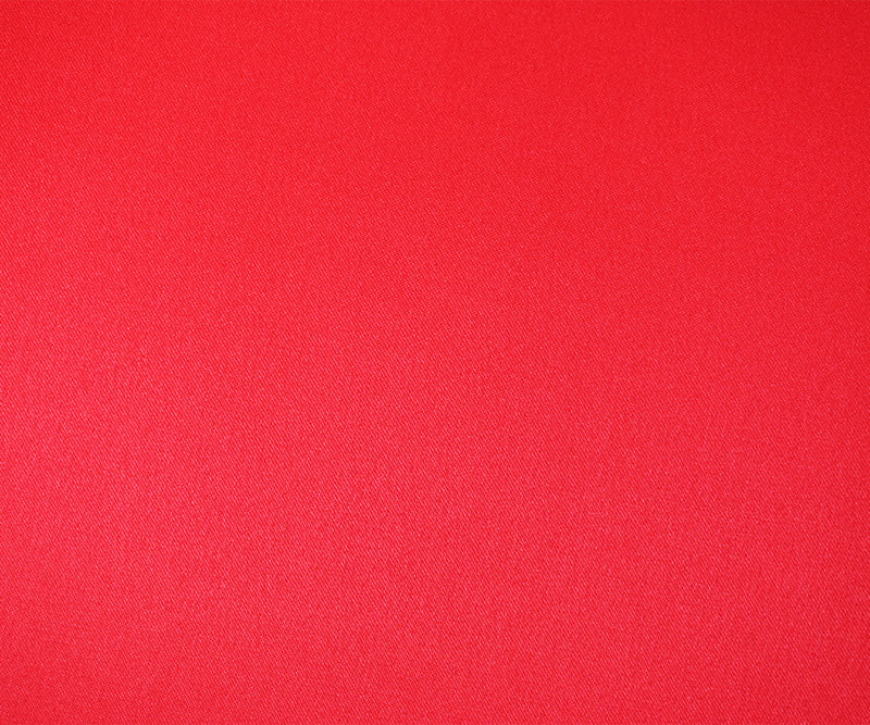Red Poly Spandex Stretch Solid Stretch Lamour Woven Fabric