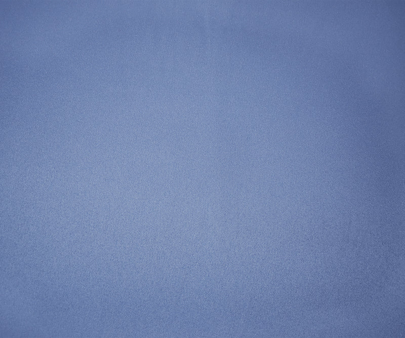 Blue Poly Spandex Stretch Solid Stretch Lamour Woven Fabric