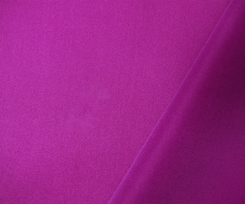 Purple Poly Spandex Solid Stretch Lamour Woven Fabric