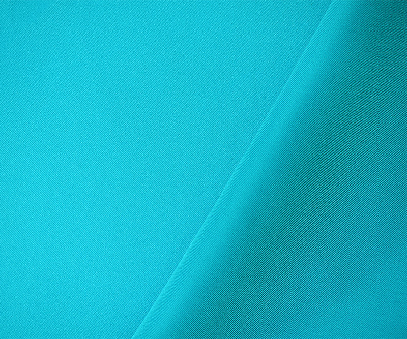Turquoise Poly Spandex Stretch Solid Stretch Lamour Woven Fabric