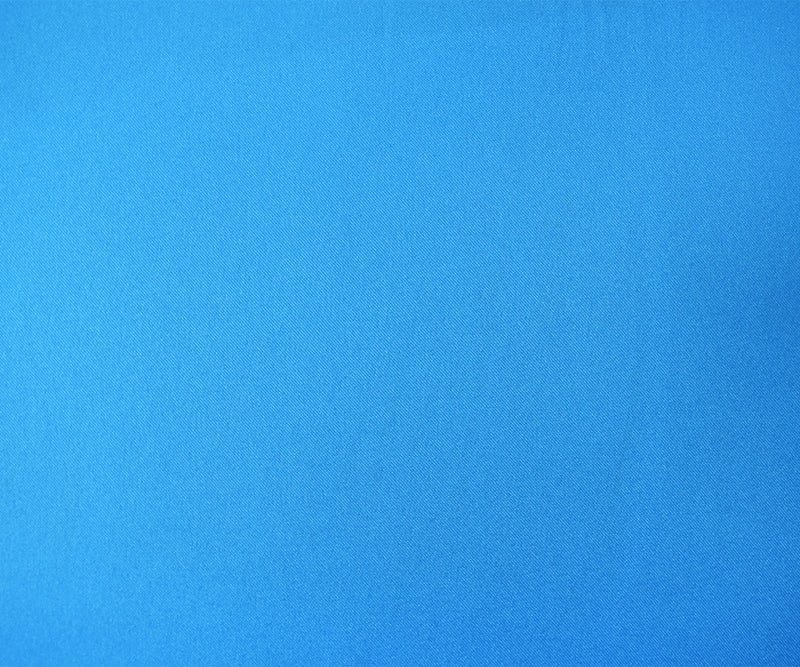 Blue Poly Spandex Stretch Solid Stretch Lamour Woven Fabric