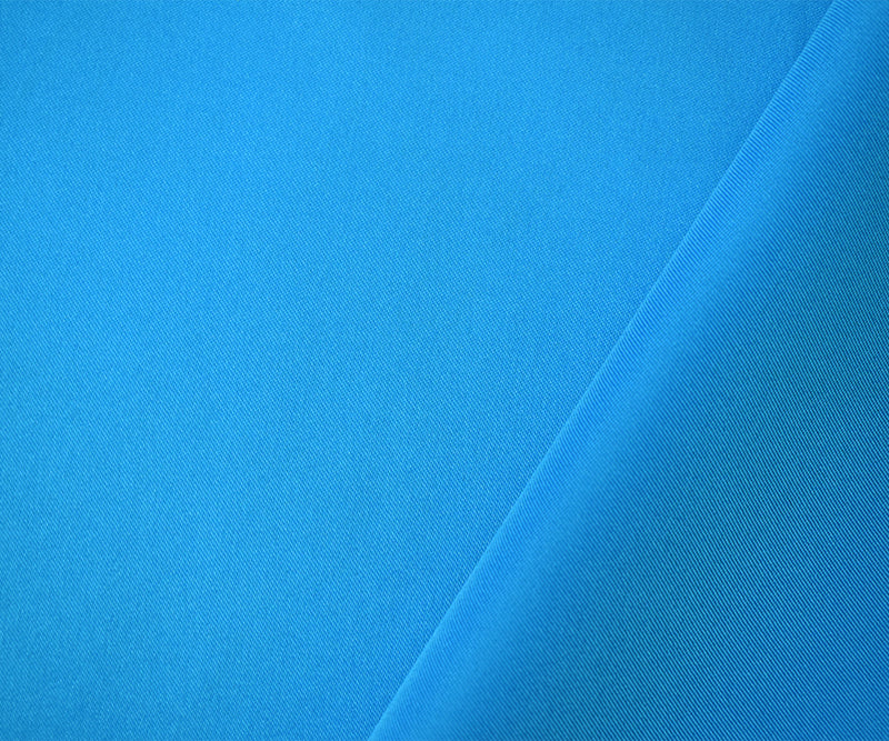 Aqua Blue Poly Spandex Stretch Solid Stretch Lamour Woven Fabric