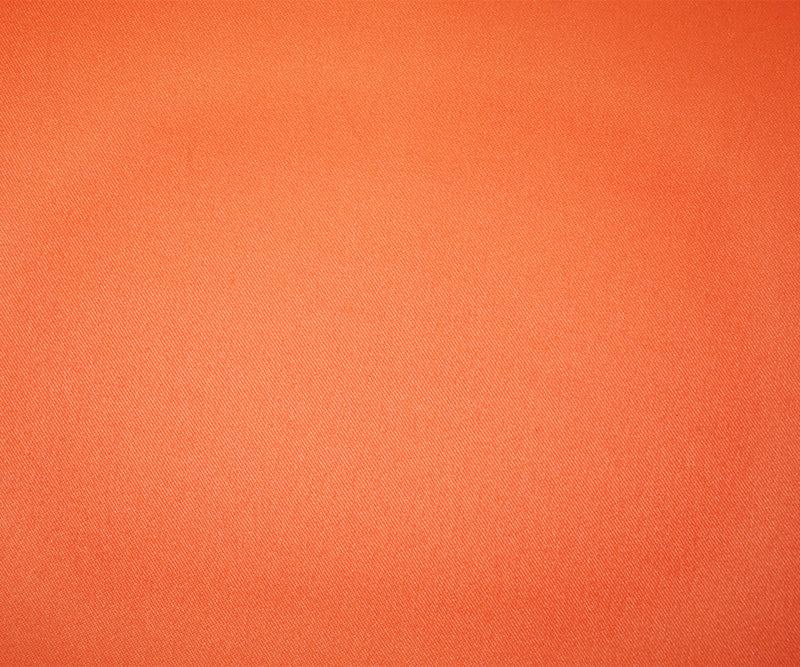 Orange Poly Spandex Stretch Solid Stretch Lamour Woven Fabric