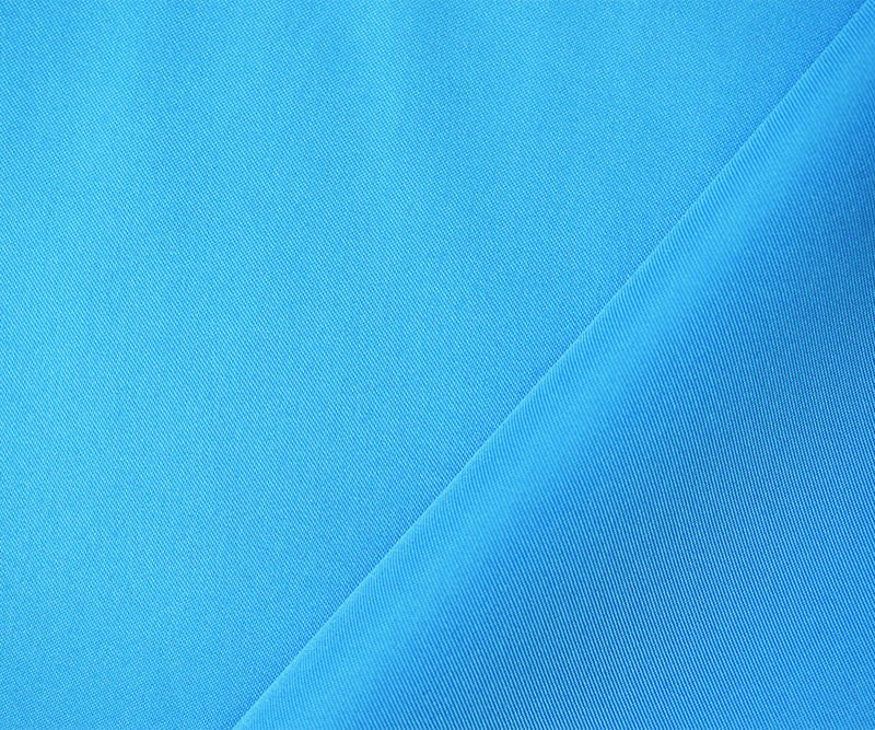 Aqua Blue Poly Spandex Stretch Solid Stretch Lamour Woven Fabric